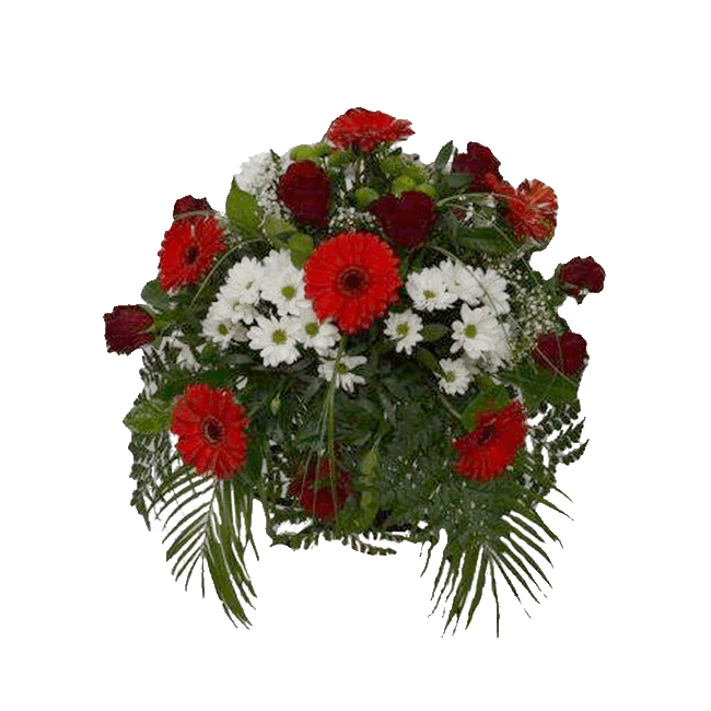 Převislé - Gerbera, růže, chryzantéma